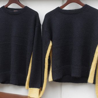 KID MOHAIR LINE KNIT