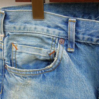 STD STRAIGHT JEANS -VINTAGE WASH-