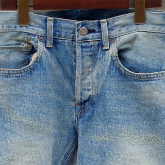 NARROW STRAIGHT JEANS -VINTAGE WASH-