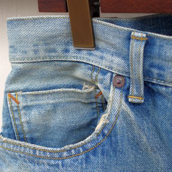 NARROW STRAIGHT JEANS -VINTAGE WASH-