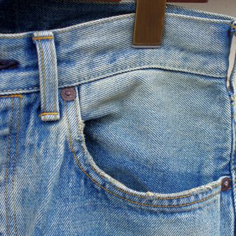 NARROW STRAIGHT JEANS -VINTAGE WASH-