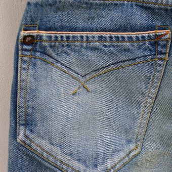 NARROW STRAIGHT JEANS -VINTAGE WASH-