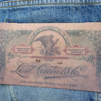 NARROW STRAIGHT JEANS -VINTAGE WASH-