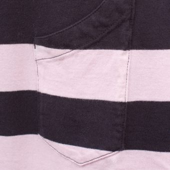 4/5 SLEEVE BORDER POCKET T-SHIRTS