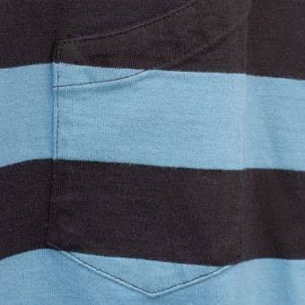 4/5 SLEEVE BORDER POCKET T-SHIRTS