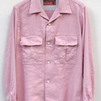 OPEN COLLAR SHIRTS -SILK/LINEN-