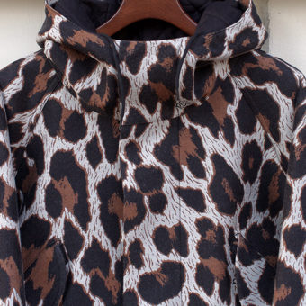 LEOPARD/550g MELTON COAT BLOUSON