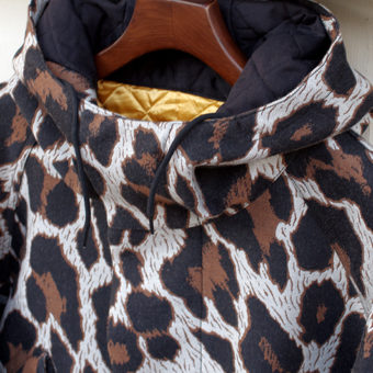 LEOPARD/550g MELTON COAT BLOUSON