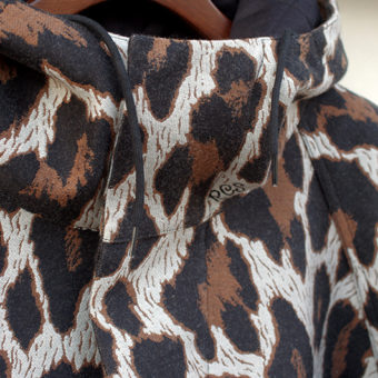 LEOPARD/550g MELTON COAT BLOUSON