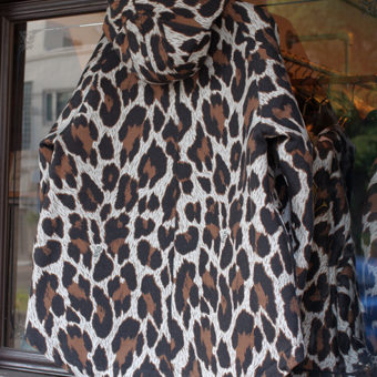 LEOPARD/550g MELTON COAT BLOUSON