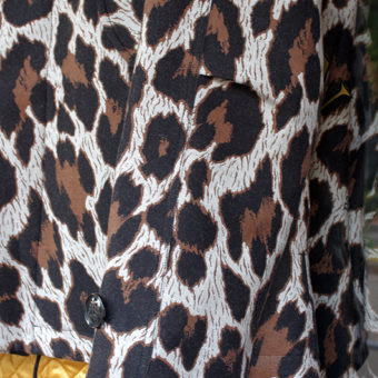 LEOPARD/550g MELTON COAT BLOUSON