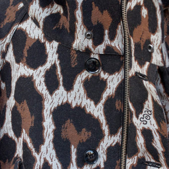 LEOPARD/550g MELTON COAT BLOUSON