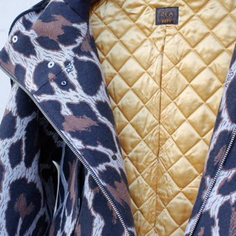 LEOPARD/550g MELTON COAT BLOUSON