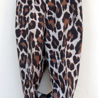 LEOPARD/550g MELTON PANTS