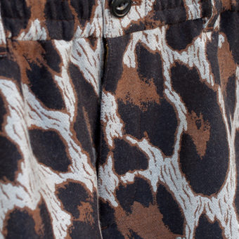 LEOPARD/550g MELTON PANTS