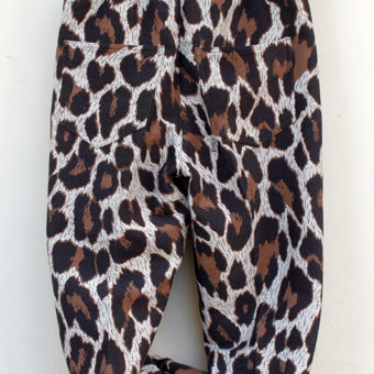 LEOPARD/550g MELTON PANTS