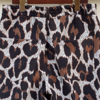 LEOPARD/550g MELTON PANTS