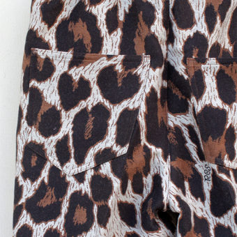 LEOPARD/550g MELTON PANTS