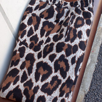 LEOPARD/550g MELTON PANTS