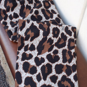 LEOPARD/550g MELTON PANTS