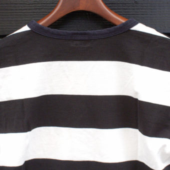 4/5 SLEEVE BORDER POCKET T-SHIRTS