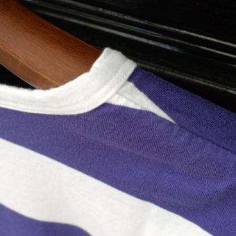 4/5 SLEEVE BORDER POCKET T-SHIRTS