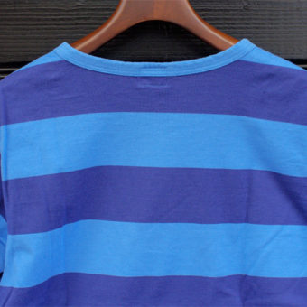 4/5 SLEEVE BORDER POCKET T-SHIRTS