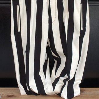 11号帆布 STRIPE STRAIGHT PANTS