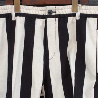 11号帆布 STRIPE STRAIGHT PANTS