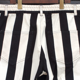 11号帆布 STRIPE STRAIGHT PANTS