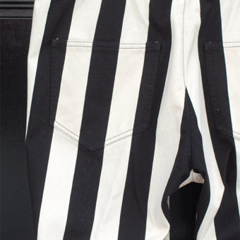 11号帆布 STRIPE STRAIGHT PANTS