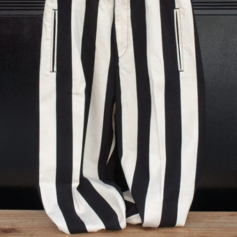 11号帆布 STRIPE LOOSE PANTS