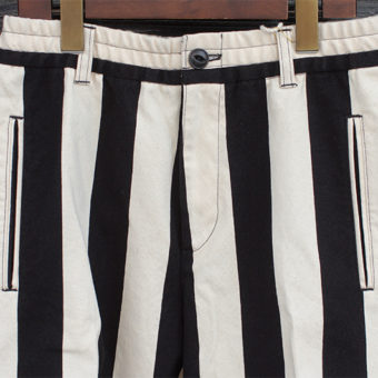 11号帆布 STRIPE LOOSE PANTS