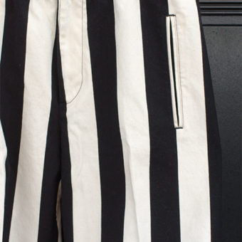 11号帆布 STRIPE LOOSE PANTS