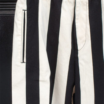 11号帆布 STRIPE LOOSE PANTS