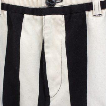 11号帆布 STRIPE LOOSE PANTS