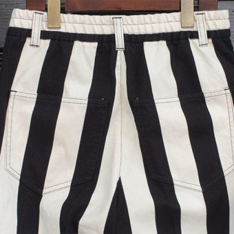 11号帆布 STRIPE LOOSE PANTS