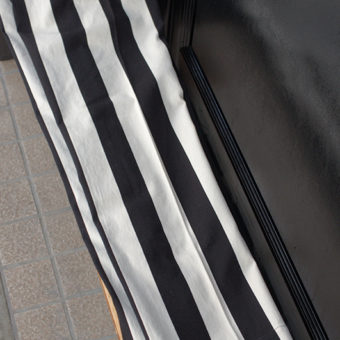 11号帆布 STRIPE LOOSE PANTS