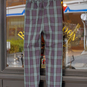 TARTAN CHECK EASY PANTS