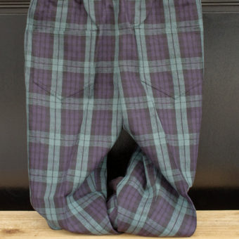 TARTAN CHECK EASY PANTS