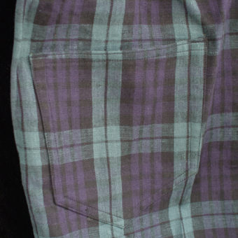 TARTAN CHECK EASY PANTS