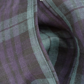 TARTAN CHECK EASY PANTS