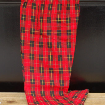 TARTAN CHECK EASY PANTS