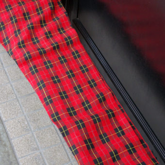 TARTAN CHECK EASY PANTS