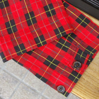 TARTAN CHECK EASY PANTS