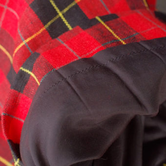 TARTAN CHECK EASY PANTS