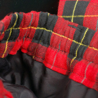 TARTAN CHECK EASY PANTS