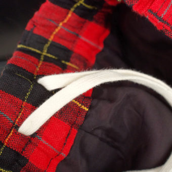 TARTAN CHECK EASY PANTS