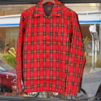 TARTAN CHECK OPEN COLLAR SHIRTS