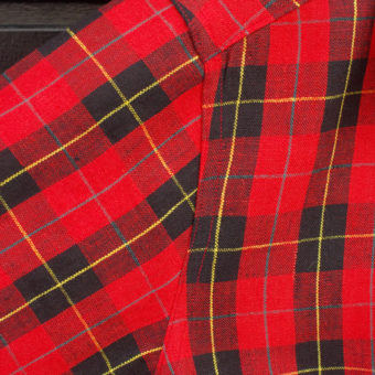 TARTAN CHECK OPEN COLLAR SHIRTS